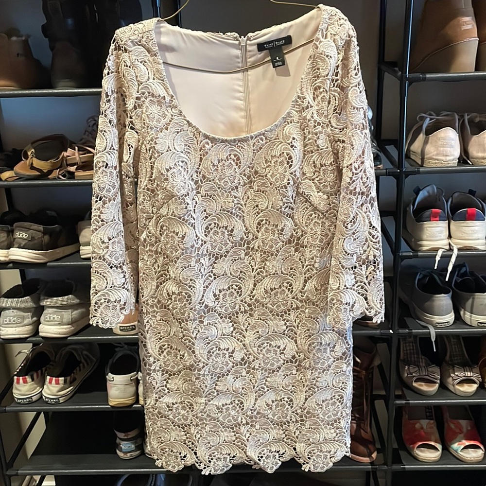 White House black market lace dress